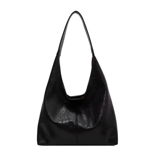 Distressed Leather Tote - Celeste